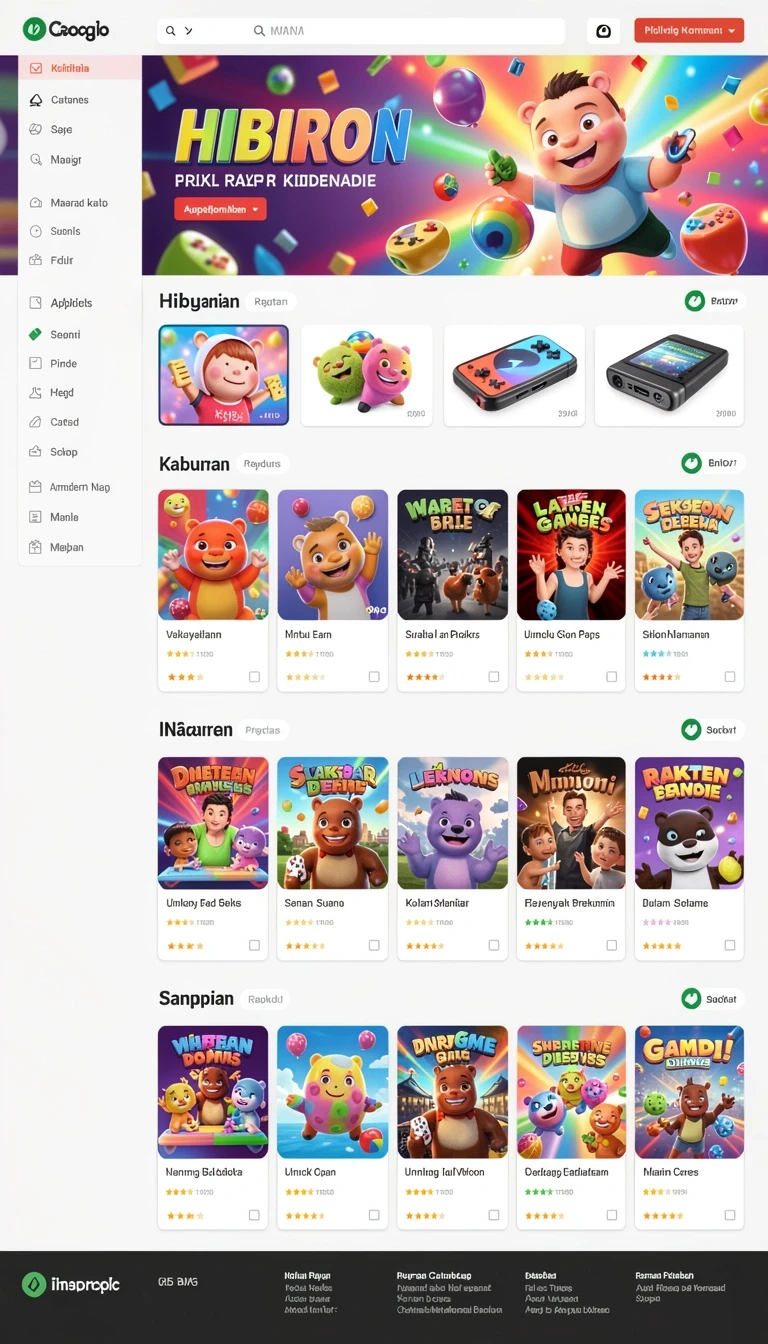 Beragam pilihan permainan menarik dalam aplikasi Download hammerfortune APK untuk Android.